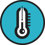 temperature drop icon